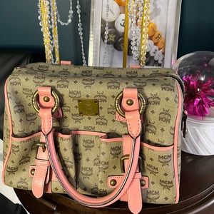 Authentic MCM Boston Bag